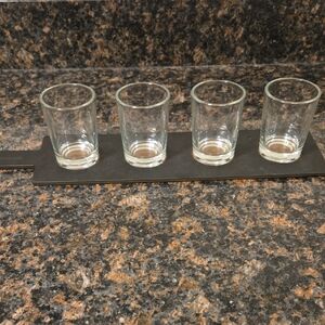 Elegant Clear Beer Tasting Glass Set